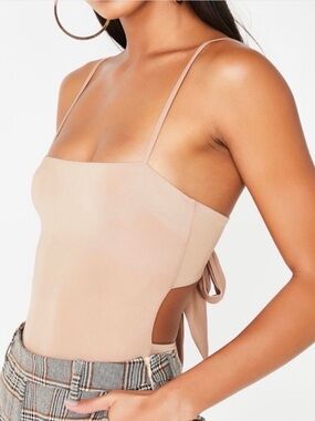 Tiger Mist Tie-Back Bodysuit
